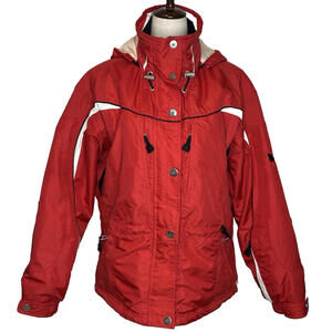 Couloir Fusion Womens 6 Technical Outerwear Vented Waterproof Ski Jacket Red